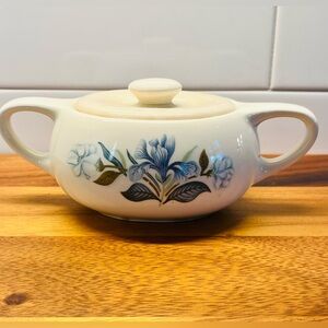 Vintage Porcelain China Sugar Bowl w Lid